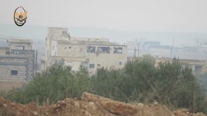 استهداف مواقع قوات الأسد بصاروخ كورنيت من قبل الجبهة الوطنية للتحرير في مطار أبو الظهور العسكري في محافظة إدلب