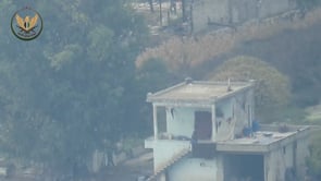 استهداف مواقع قوات الأسد بصاروخ كورنيت من قبل الجبهة الوطنية للتحرير في قرية الحويز في محافظة حماة