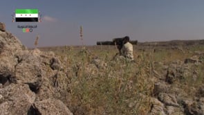 استهداف مواقع قوات الأسد بصاروخ تاو من قبل لواء عمود حوران في مدينة ازرع في محافظة درعا