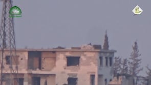 استهداف مواقع قوات الأسد بصاروخ تاو من قبل كتائب ثوار الشام في مزارع الملاح في محافظة حلب