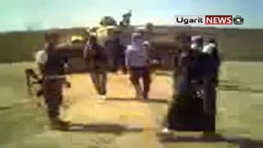 اغتنام دبابة T62 بعد السيطرة على حاجز السبعة كيلو في منطقة الصالحية في محافظة دير الزور