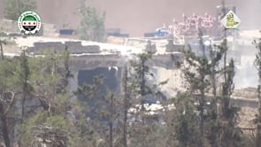 استهداف مواقع قوات الأسد بصاروخ ميتس من قبل الفرقة 16 مشاة في مدينة حلب