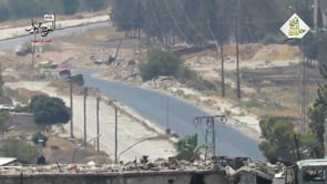 استهداف مواقع قوات الأسد بصاروخ ميتس من قبل الفوج الأول في حي الراموسة في مدينة حلب