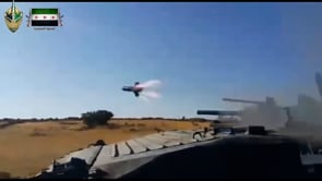 استهداف مواقع قوات الأسد بصاروخ مالوتكا من قبل ألوية سيف الشام في اللواء 52 في محافظة درعا