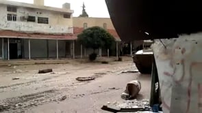 اغتنام مدرعتين في مدينة إنخل في محافظة درعا بعد السيطرة على حاجز الكازية