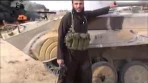 اغتنام دبابتين T55 وعربتي بي ام بي وتدمير أخرى عقب السيطرة على مطار الحمدان العسكري في محافظة دير الزور