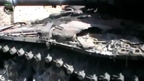 تدمير دبابة T72 في معسكر الشبيبة في محافظة إدلب ضمن معركة القصاص لبانياس