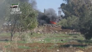 تدمير دبابة T72 في مدينة نوى في محافظة درعا