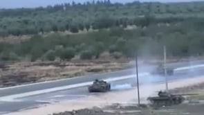 تدمير ثلاث دبابات T72 في مدينة أعزاز في محافظة حلب