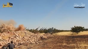 إصدار مرئي لاقتحام حاجزي الخزان والسعدو في ريف حماة الشمالي من قبل جند الأقصى ضمن معركة مراون حديد