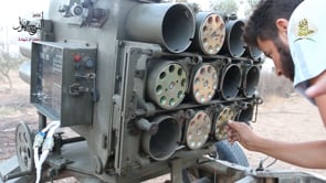 قصف مواقع قوات الأسد في ريف حلب الجنوبي من قبل الفوج الأول