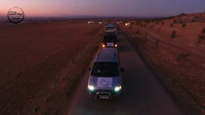 قافلة عسكرية لفرقة الحمزة على أطراف مدينة الباب في محافظة حلب