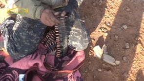 استهداف رتل لتنظيم داعش في منطقة القلمون في ريف دمشق بواسطة  راجمات صواريخ غراد و كاتيوشا من قبل جيش أسود الشرقية