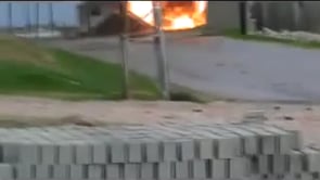 تدمير عربة بي ام بي في محافظة حماة