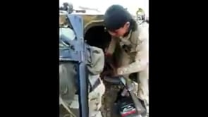 تدمير عربة بي ام بي في القلمون الشرقي في محافظة ريف دمشق