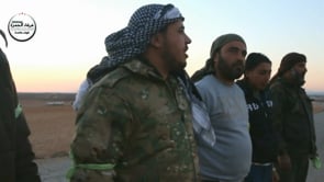 كلمة لقائد فرقة الحمزة قبل معركة السيطرة على مدينة الباب في محافظة حلب