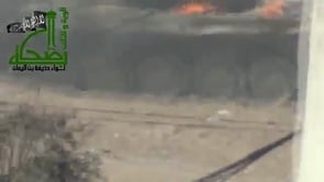 تدمير دبابة في منطقة جمعيات سبينة في ريف دمشق