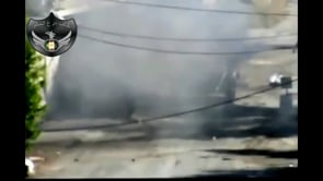 تدمير عربة بي ام بي في مدينة الزبداني في محافظة ريف دمشق