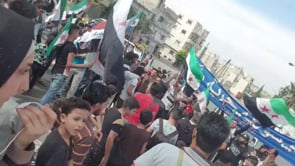 مظاهرة في مدينة إدلب