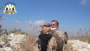 زيارة اللواء سليم إدريس برفقة العقيد مصطفى هاشم لجبهة الساحل