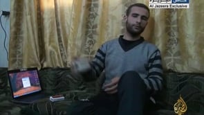 مقابلة تلفزيونية مع الملازم أول فايز العبد الله للحديث حول أسباب انشقاقه وإنضمامه للجيش الحر