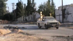 استهداف نقاط تمركز قوات النظام في معمل الحديد في حماة بواسطة رشاش 14 من قبل كتيبة بلال الحبشي