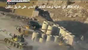 عملية استهداف حاجز لقوات النظام على طريق سلقين بعمبة ناسفة من قبل لواء هنانو