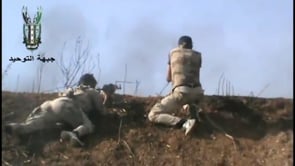 اشتباكات بين عناصر جبهة التوحيد وقوات النظام على جبهة الرستن في ريف حمص ضمن معركة النصر للقصير