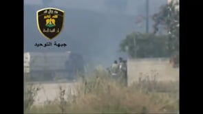 اشتباكات بين لواء رجال الله وقوات النظام في كتيبة الهندسة في منطقة الرستن في ريف حمص