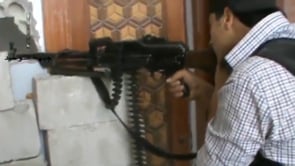 استهداف حاجز الأملس في منطقة الرستن في ريف حمص من قبل جبهة التوحيد