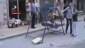 مظاهرة في حي بستان القصر في مدينة حلب