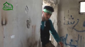 مرابطة عناصر فرقة اليرموك على خط الجبهة الأمامي في مدينة نوى بـالقرب من الأمن العسكري