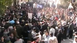 مظاهرة في حي الخالدية في مدينة حمص في جمعة "الوفاء للإنتفاضة الكردية"