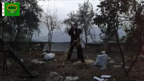 استهداف احدى نقاط تمركز قوات النظام في جبل النوبة في ريف اللاذقية بقذائف الهاون من قبل جبهة الشام