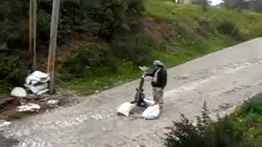 استهداف مقرات النظام بقذائف الهان في بلدة قسطل معاف في ريف اللاذقية من قبل كتيبة أحرار جبلة