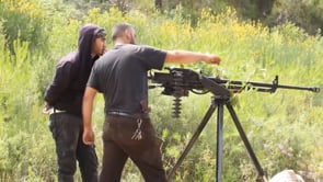 استهداف آليات النظام في قرية كفرية في ريف اللاذقية برشاش الدوشكا من قبل كتيبة أبو القعقاع