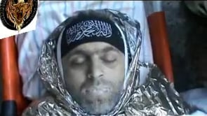 جثمان أحمد مصطفى نمورة أحد عناصر كتيبة أسود جبلة في ريف اللاذقية