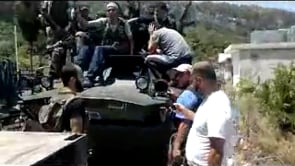 الإستيلاء على عربة بر دي إم من قبل كتيبة العز بن عبد السلام في ريف اللاذقية