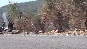 استهداف مقرات النظام في قرية إشتبرق في ريف إدلب بصواريخ محلية الصنع من قبل كتيبة عمر المختار