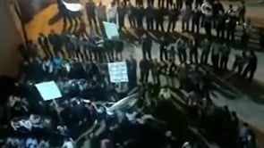 مظاهرة مسائية في مدينة قارة في ريف دمشق