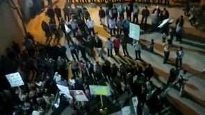 مظاهرة مسائية في مدينة قارة في ريف دمشق في جمعة "نصر من الله وفتح قريب"