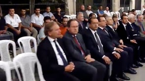 مجلس عزاء غياث مطر في مدينة داريا في ريف دمشق بمشاركة وفود من السفارات الأجنبية