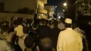 مظاهرة مسائية في مدينة قارة في ريف دمشق