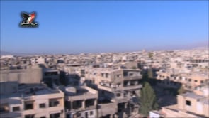 جولة لبشار الأسد في مدينة داريا بعد سيطرة جيش النظام عليها