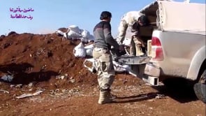 استهداف  قوات النظام بصاروخ تاو من قبل جيش العزة في محافظة حماة