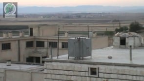 استهداف حاجز الحماميات في محافظة حماة بقذائف الهاون من قبل لواء المجد