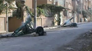 استهداف أحد مقرات النظام من قبل لواء المهاجرين إلى الله في حي الجبيلة في مدينة دير الزور