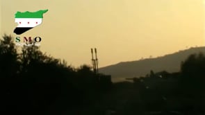 التصدي للطيران الحربي بالمضادات الأرضية من قبل لواء شهداء اليرموك في معركة بدر القصاص