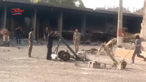 استهداف قوات النظام من قبل لواء صقور الفرات في حي الرصافة في مدينة دير الزور