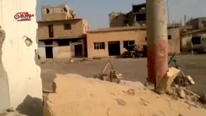 استهداف قوات النظام من قبل لواء صقور الفرات في حي الرصافة في مدينة دير الزور